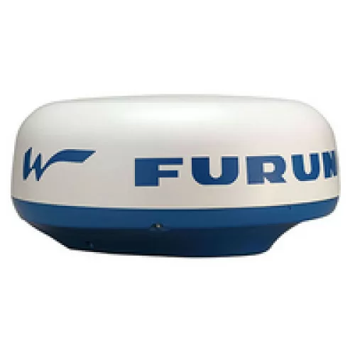 Радиолокационный датчик Furuno DRS4W в закрытом обтекателе.
